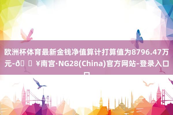 欧洲杯体育最新金钱净值算计打算值为8796.47万元-🔥南宫·NG28(China)官方网站-登录入口