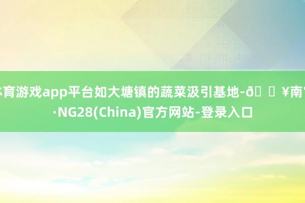 体育游戏app平台如大塘镇的蔬菜汲引基地-🔥南宫·NG28(China)官方网站-登录入口