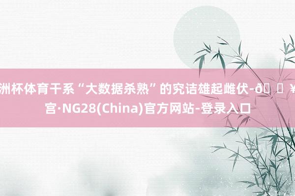 欧洲杯体育干系“大数据杀熟”的究诘雄起雌伏-🔥南宫·NG28(China)官方网站-登录入口