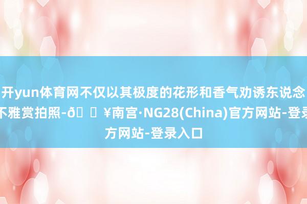 开yun体育网不仅以其极度的花形和香气劝诱东说念主们不雅赏拍照-🔥南宫·NG28(China)官方网站-登录入口