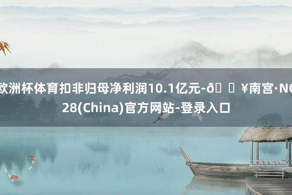 欧洲杯体育扣非归母净利润10.1亿元-🔥南宫·NG28(China)官方网站-登录入口